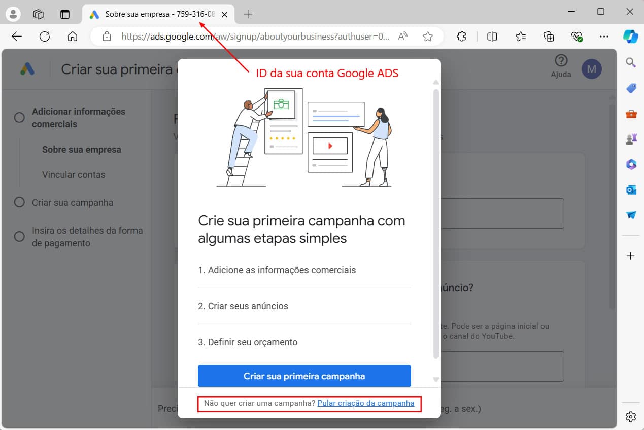 Como Criar Uma Conta No Google Ads