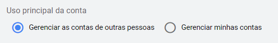 Uso Principal da conta MCC do Google Ads