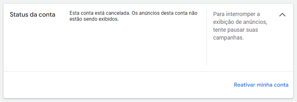 Como Reativar Uma Conta do Google Ads